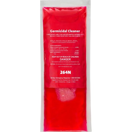 PORTIONPAC Germicidal Cleaner - 96 pouches/Case - Makes 7 GL per pouch 264-CS96